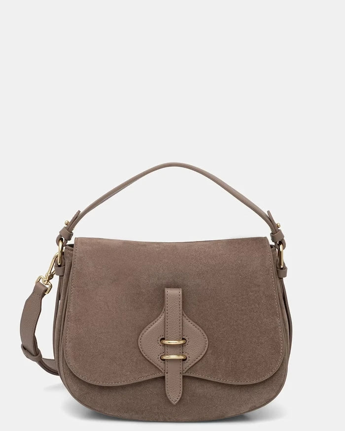 Coccinelle kadın süet crossbody çanta MAVERY SUEDE
