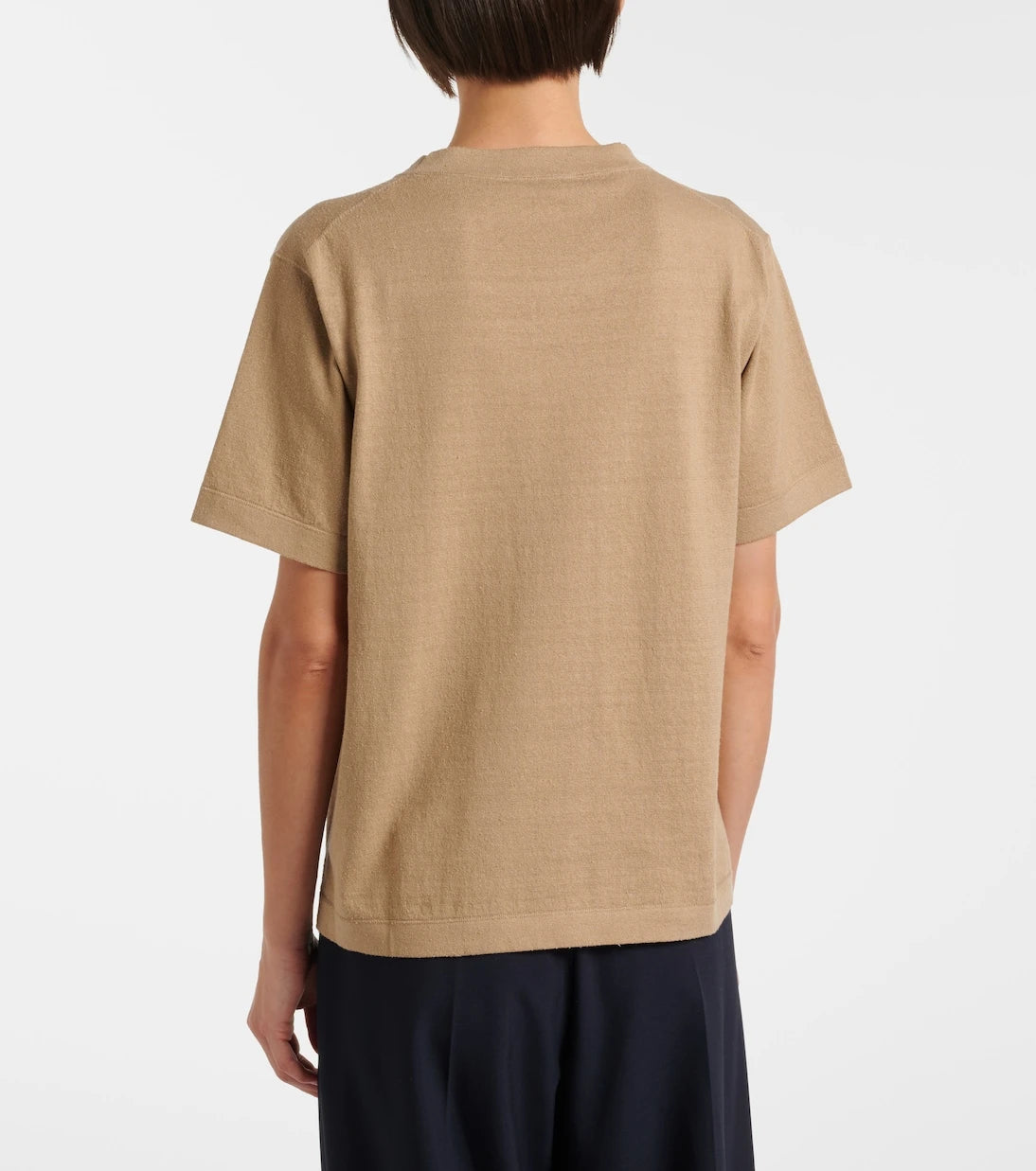 The Row - Orlan cotton and silk-blend T-shirt