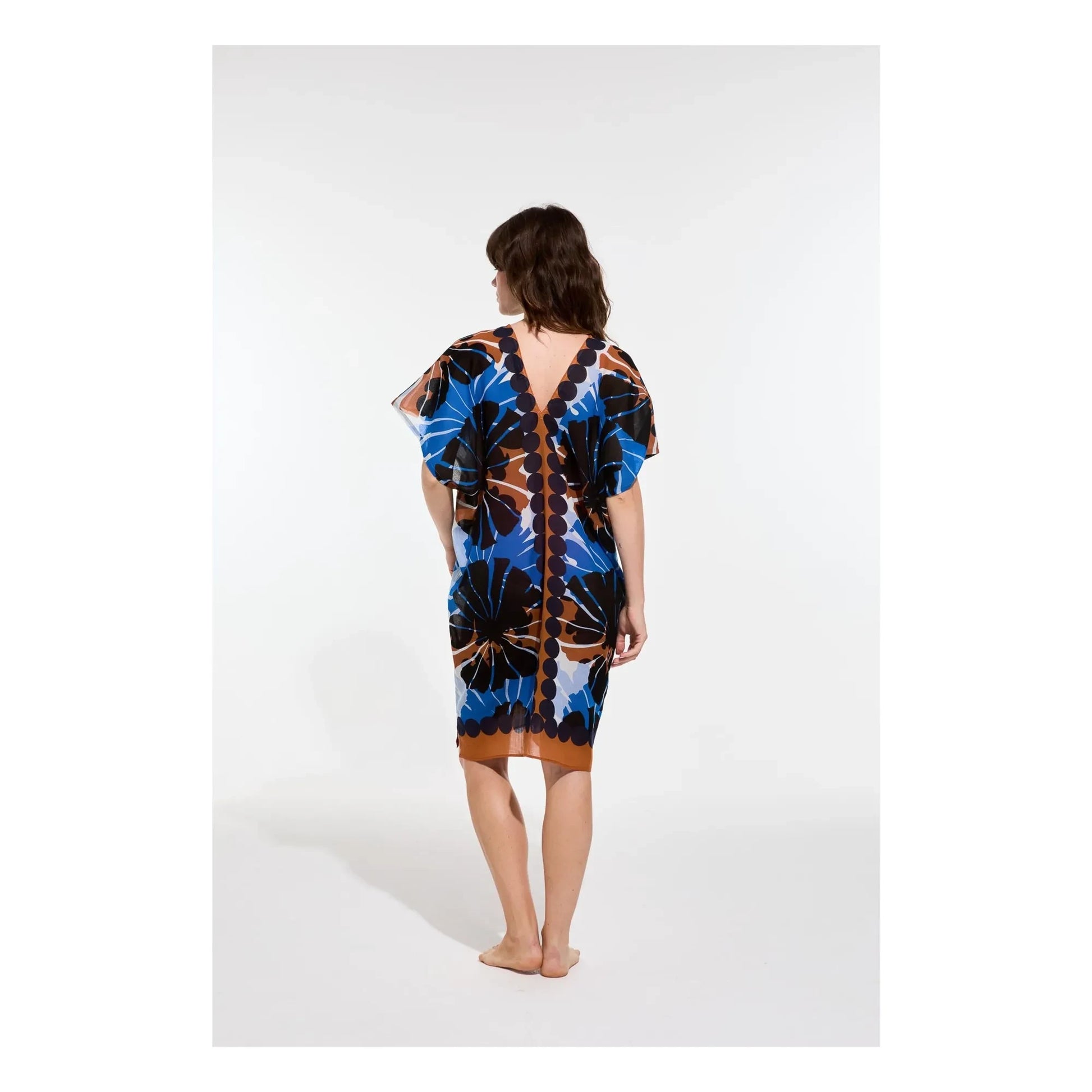 Mapoésie - Elia Pavot Cotton Dress | Blue