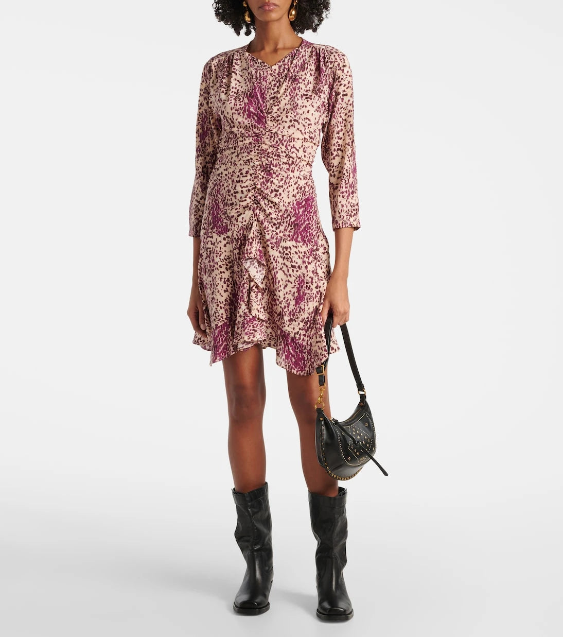 Isabel Marant - Octavia printed silk-blend minidress