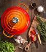 Le Creuset Cast Iron Round Casserole Dish (20cm)