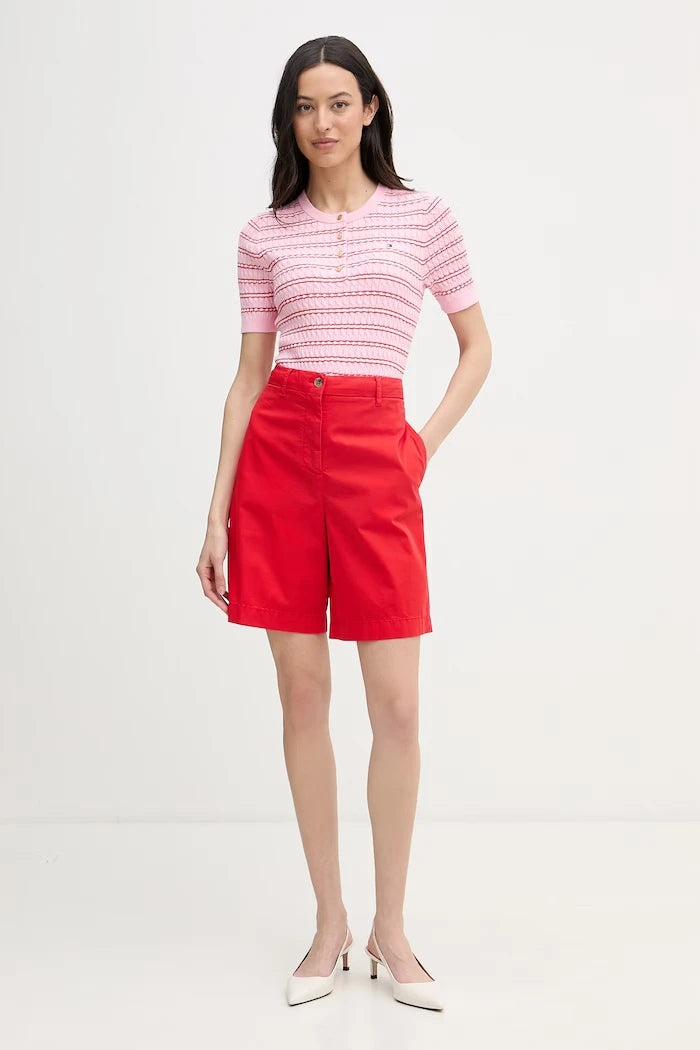 Tommy Hilfiger Kadın pamuklu chino şort