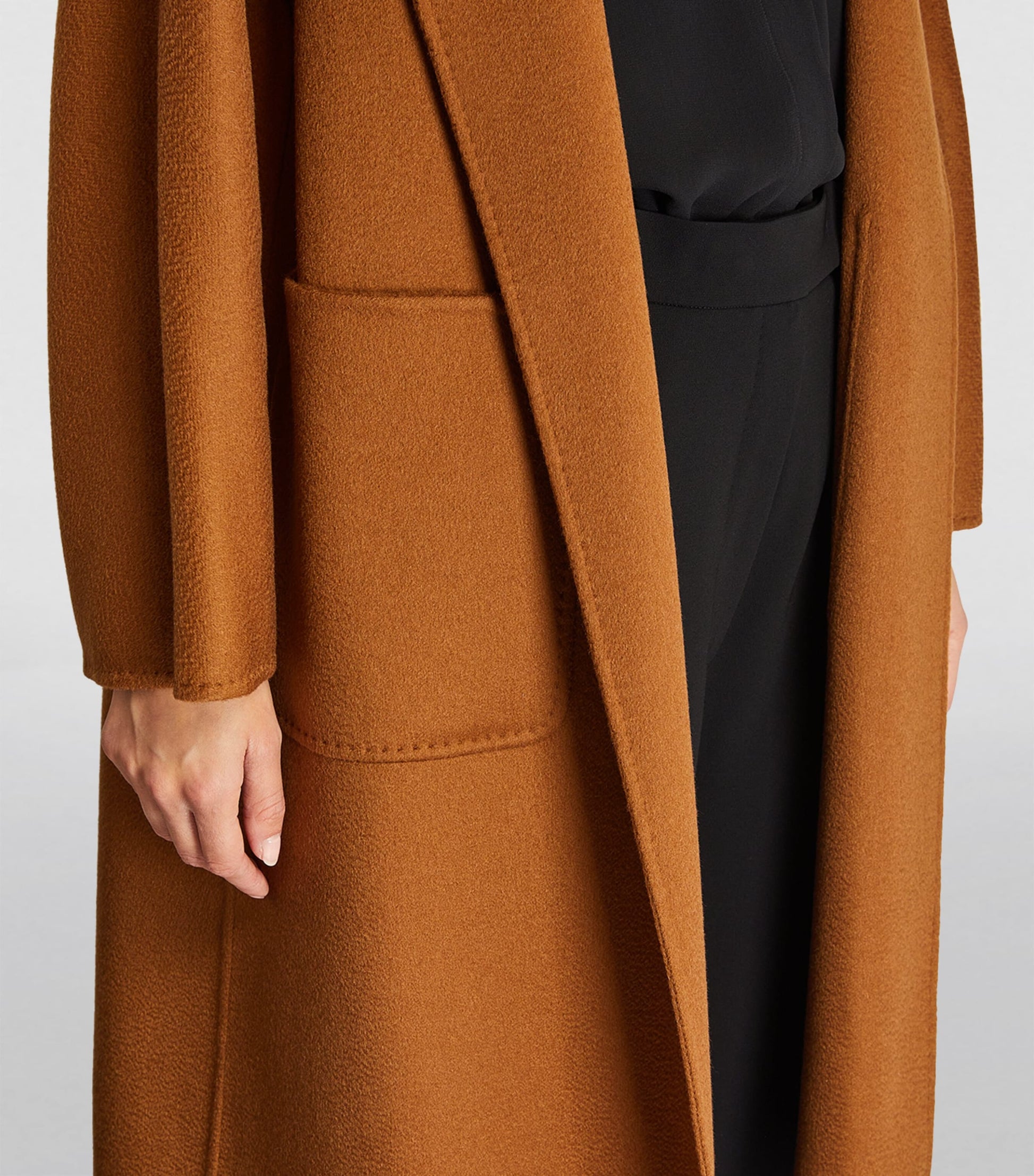 Brown Cashmere Lilia Coat