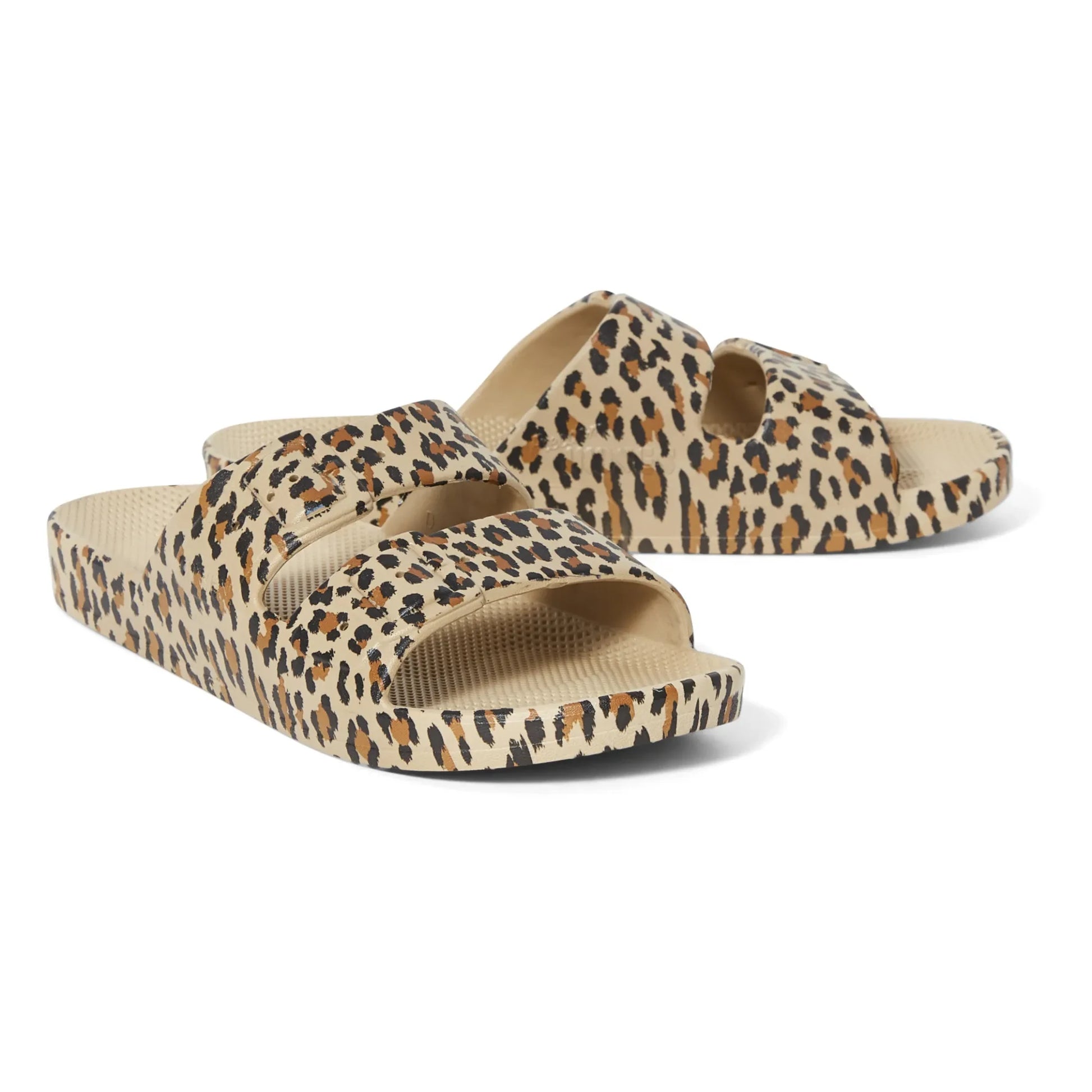 Freedom Moses - Wildcat Print Sandals | Beige