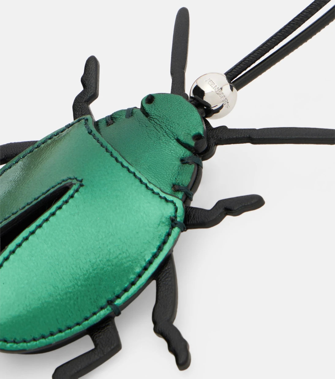 JW Anderson - Beetle metallic leather bag charm