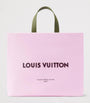 LOUIS VUITTON Leather MM Shopper Tote Bag