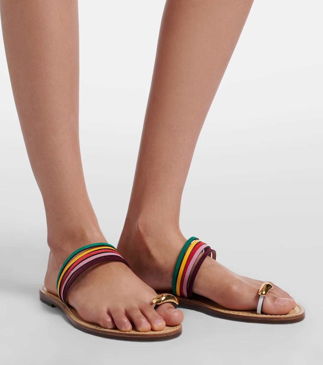 Amanu - Lusaka leather thong sandals