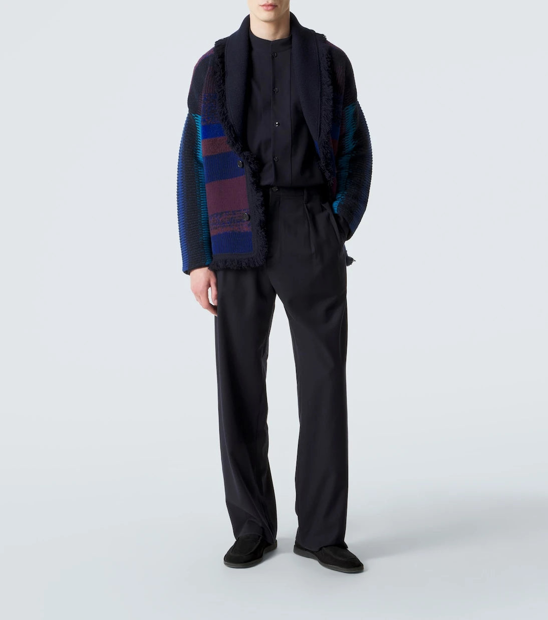 Giorgio Armani - x Alanui wool straight pants
