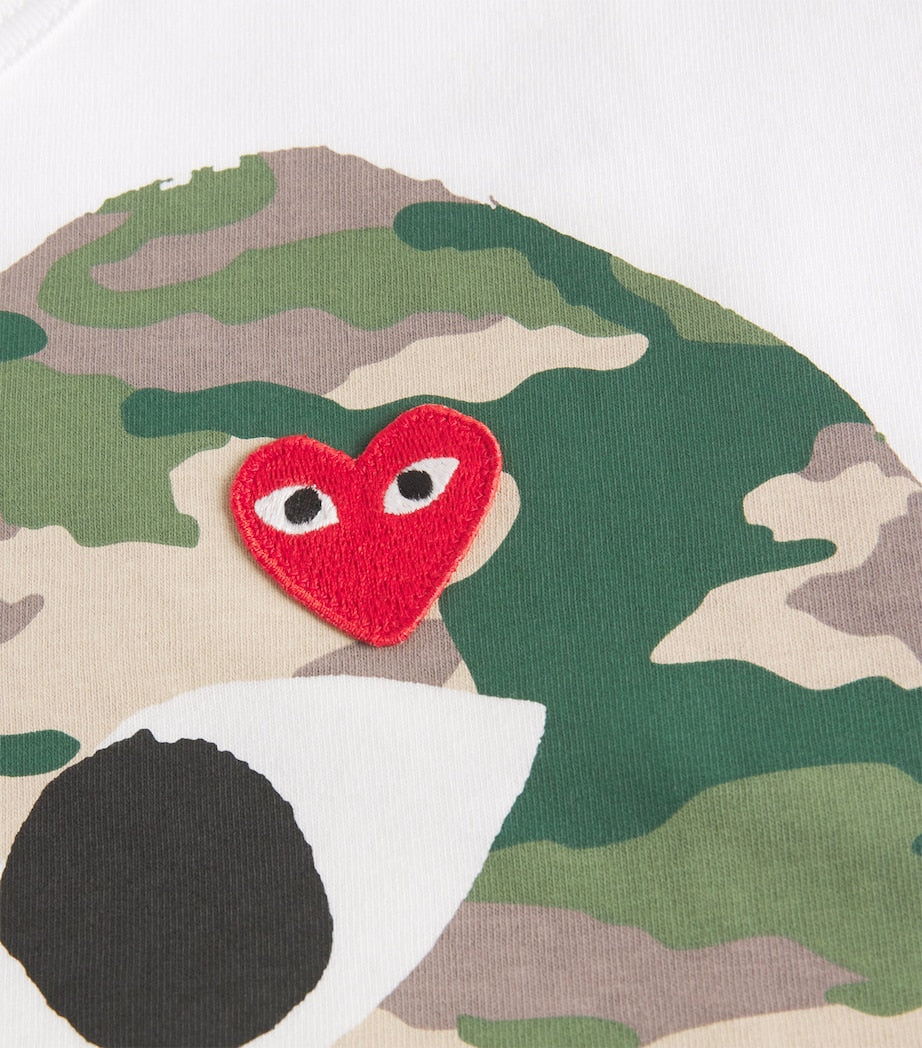 Camouflage Large Heart Logo T-Shirt