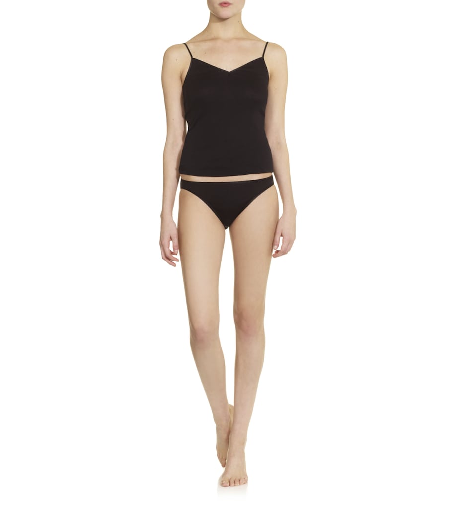 Cotton Seamless Mini Brief BLACK