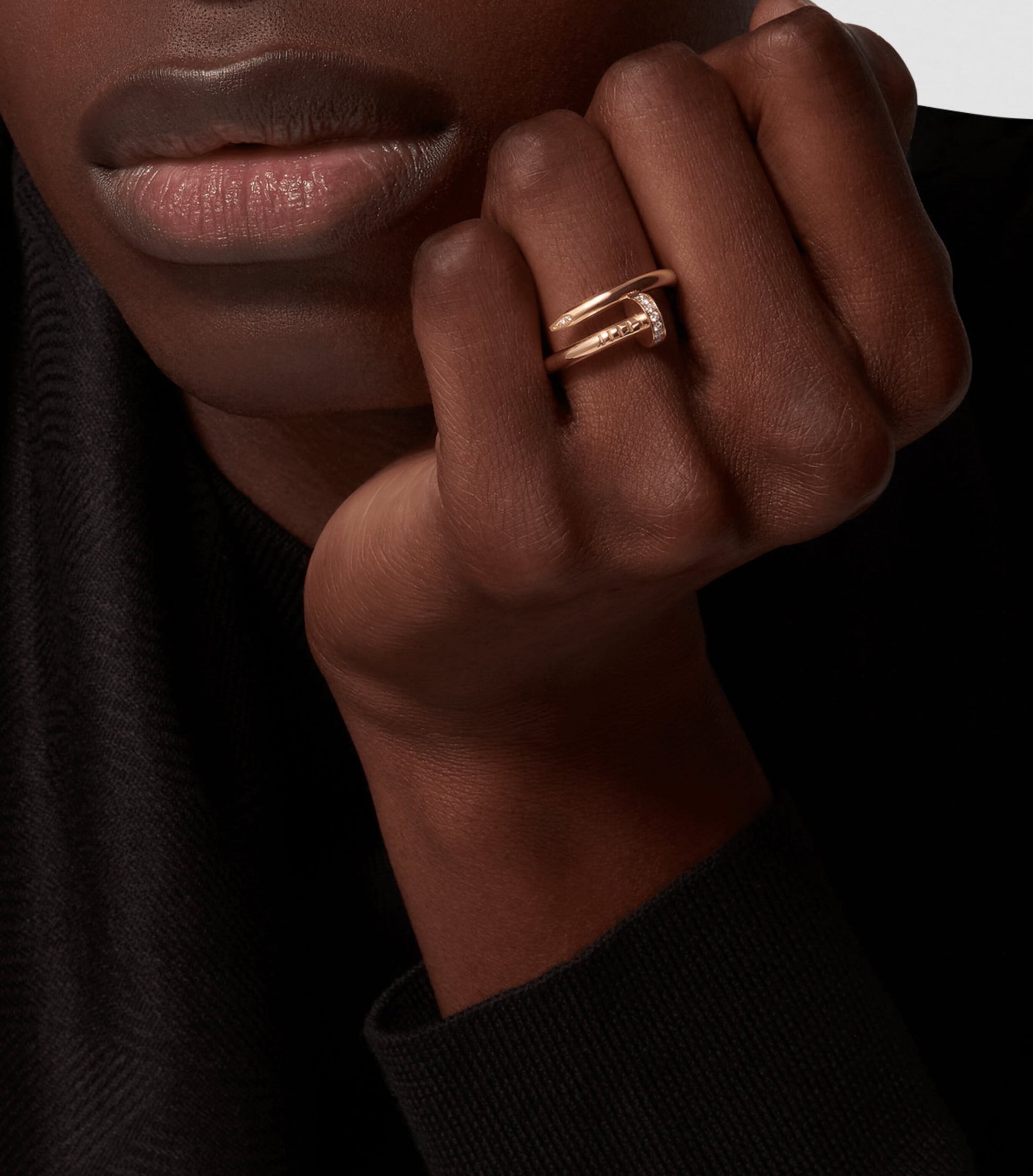 Yellow Gold and Diamond Juste Un Clou Ring