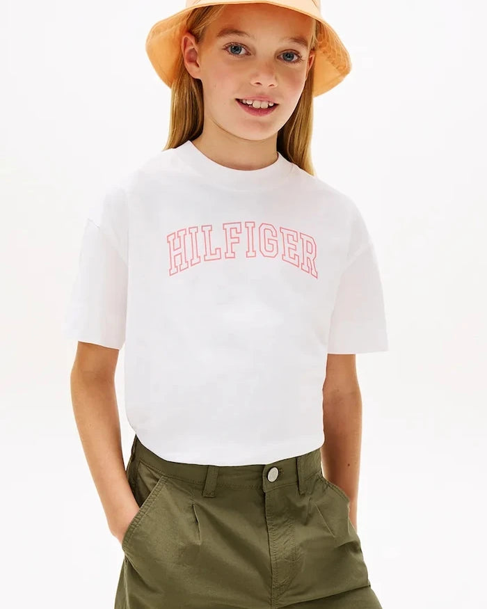 Çocuklar için pamuklu Tommy Hilfiger tişört