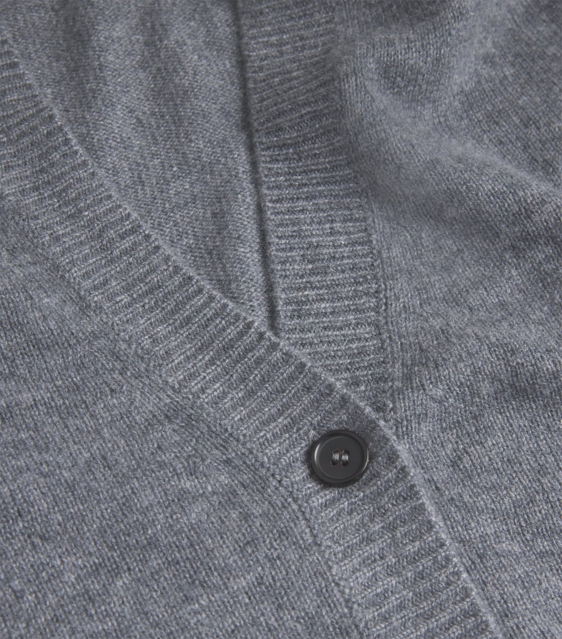 Le Kasha Grey Organic Cashmere Lille Cardigan