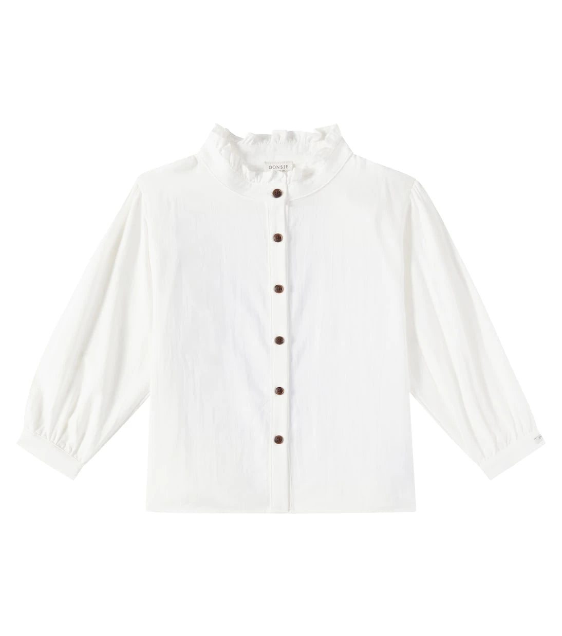 Donsje - Fini ruffled cotton blouse