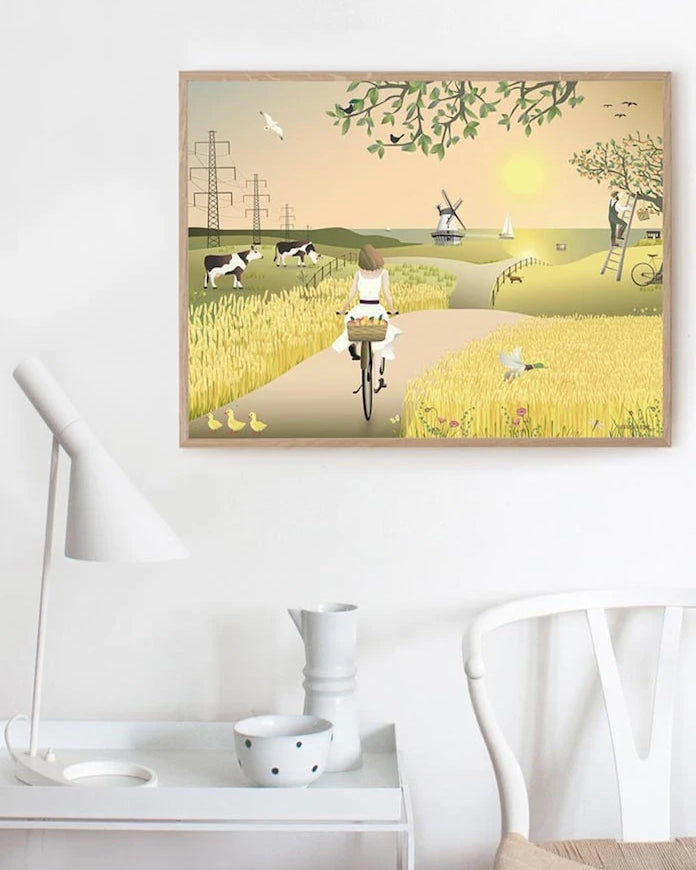 Vissevasse Постер A Fine Day 30x40 cm
