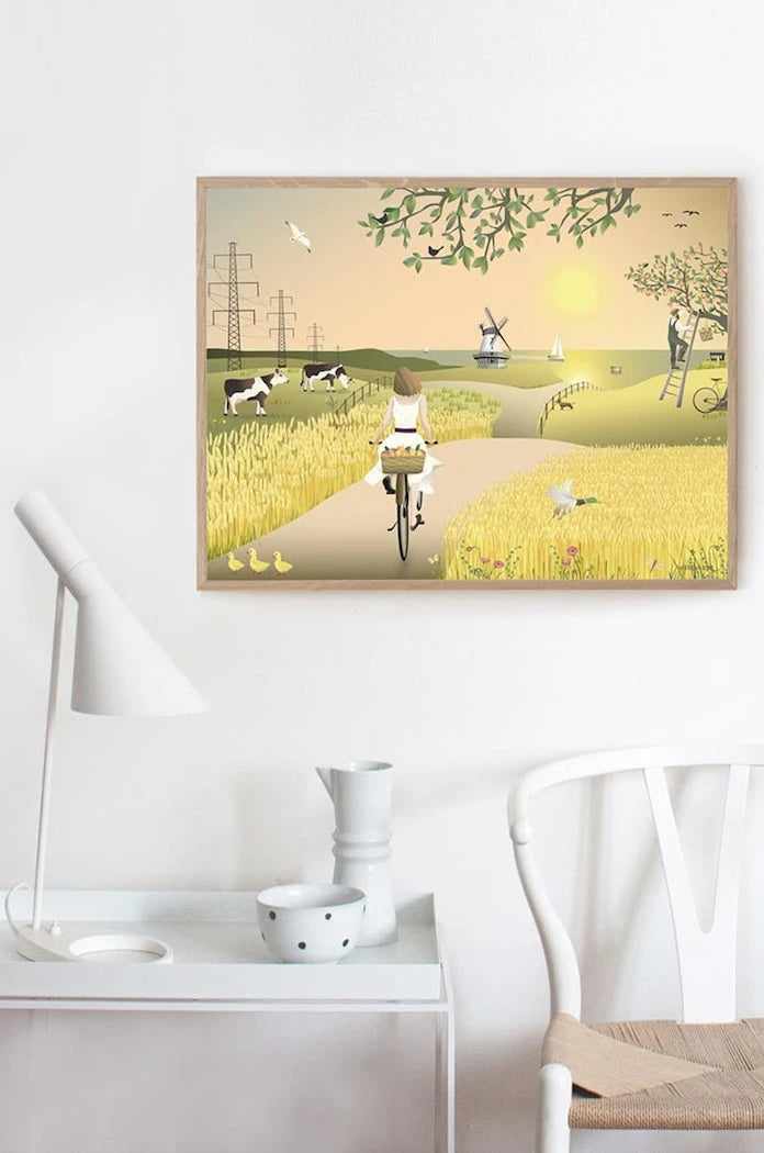 Vissevasse Постер A Fine Day 30x40 cm