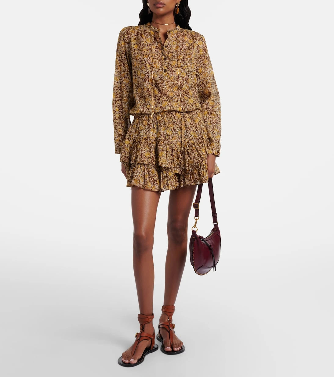 Isabel Marant - Oskan Small leather shoulder bag