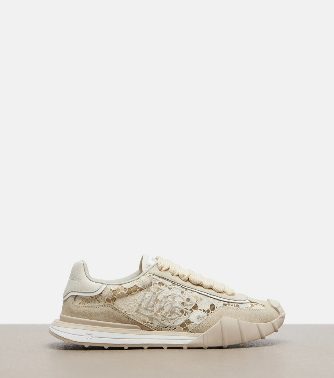 Dolce&Gabbana - Runner suede-trimmed lace sneakers