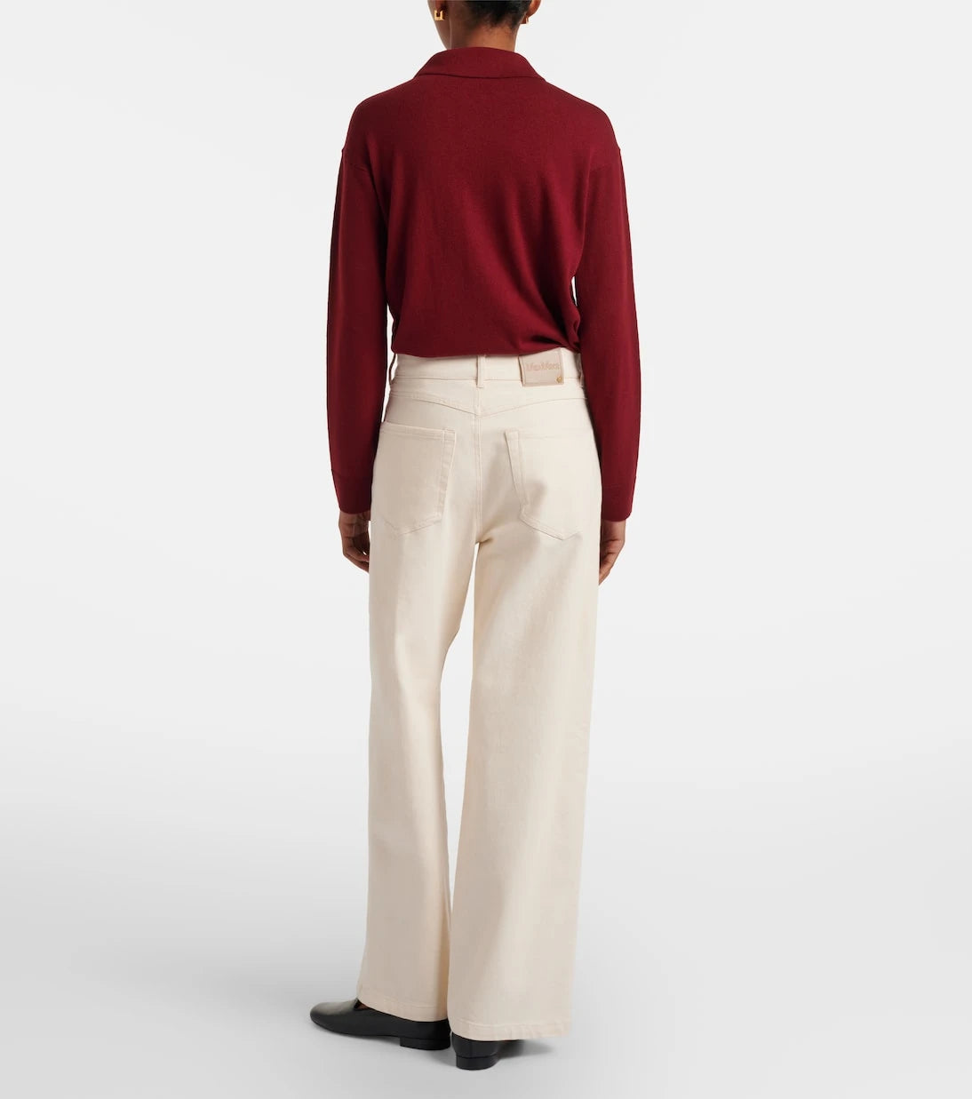 'S Max Mara - جينز زارينا واسع الساقين