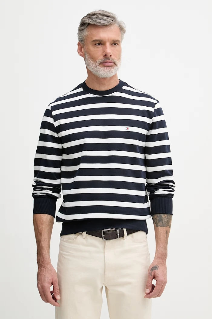 Tommy Hilfiger erkek pamuklu sweatshirt