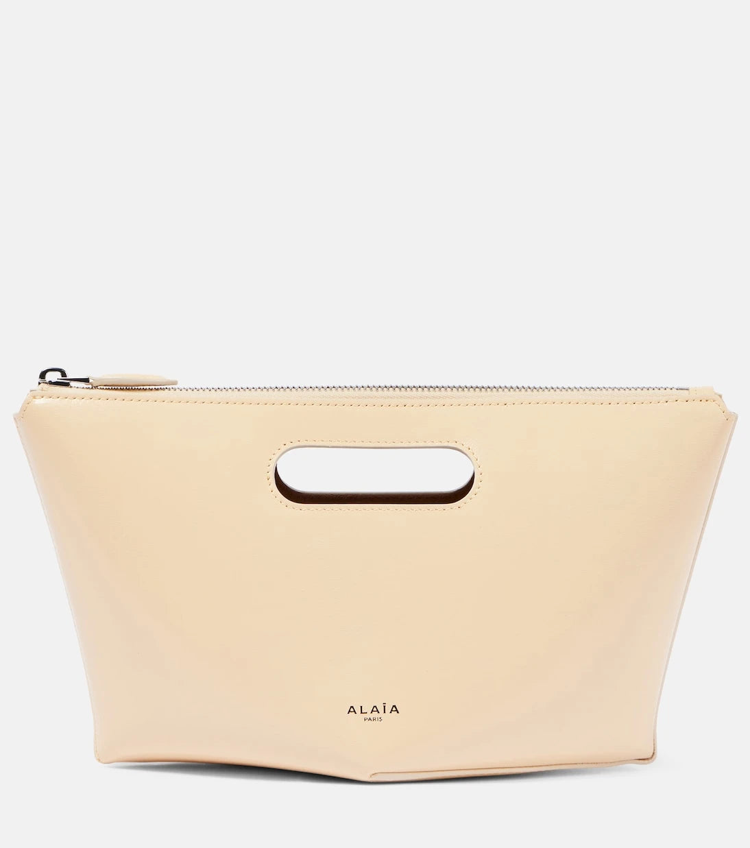 Alaïa - حقيبة كلاتش جلد صغيرة قابلة للطي