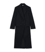 Black Wool Double-Breasted Coat