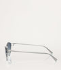 Tiffany & Co. Silver Metal Cat Eye Sunglasses