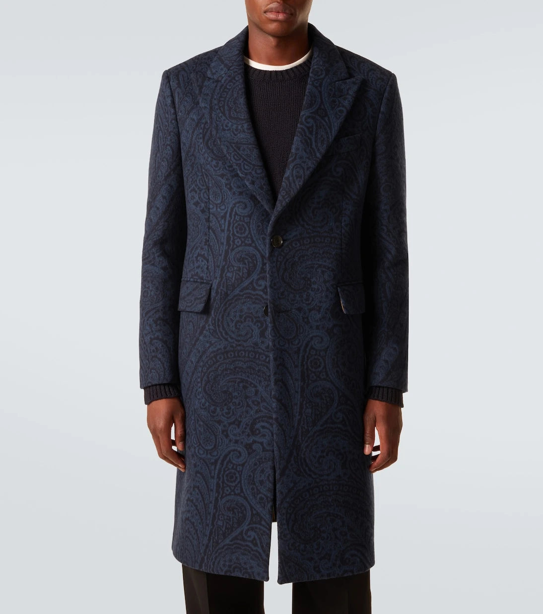 Etro - Paisley wool and cashmere jacquard coat