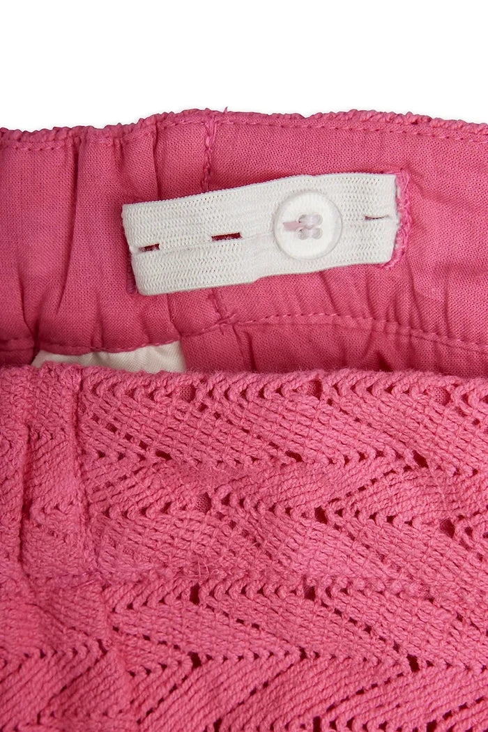 Mini Rodini çocuklar için pamuklu eşofman altı Lace