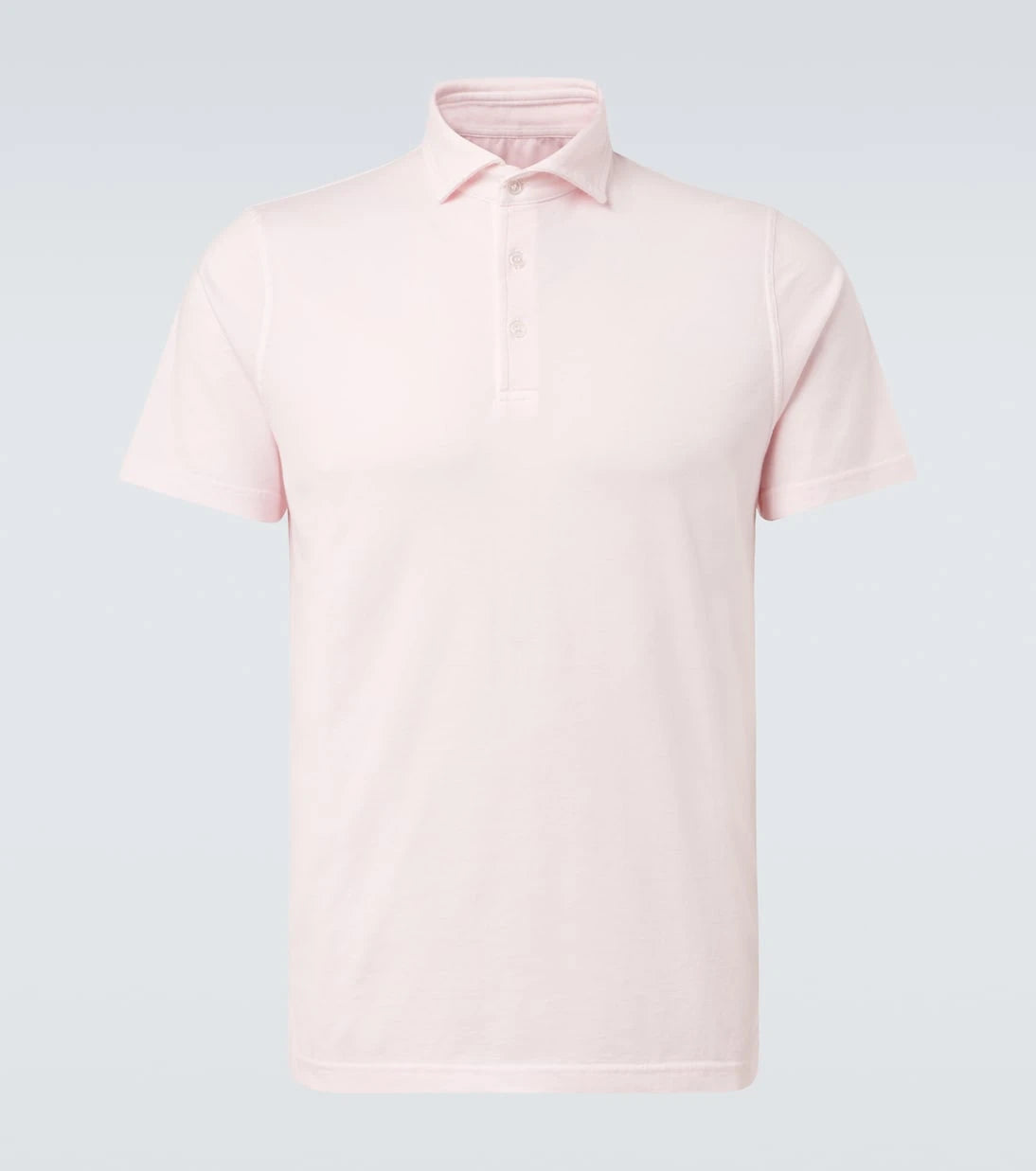 Fedeli - Cotton jersey polo shirt