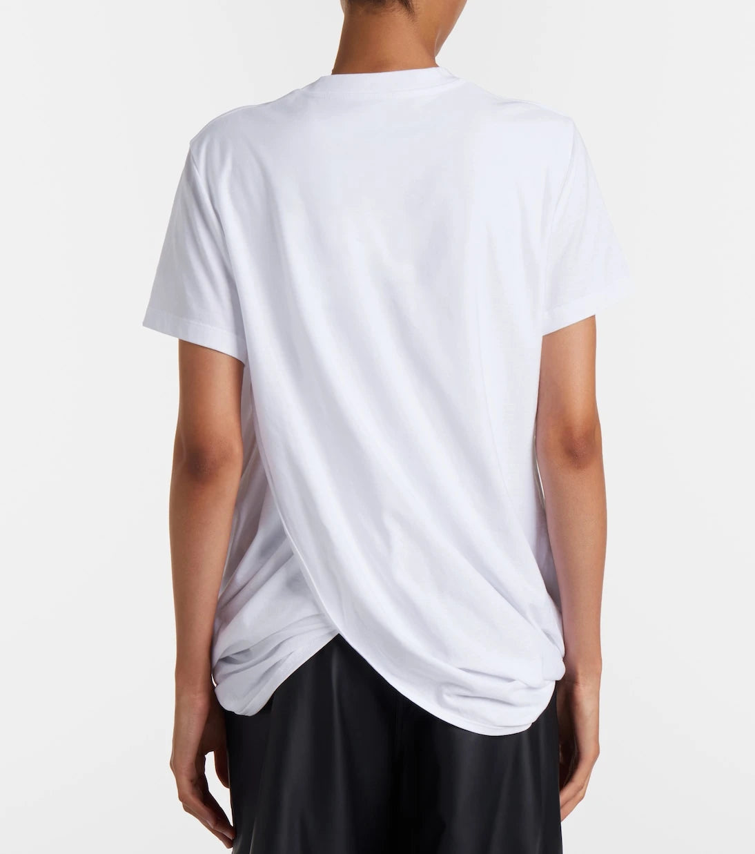 Loewe - Double L draped cotton T-shirt