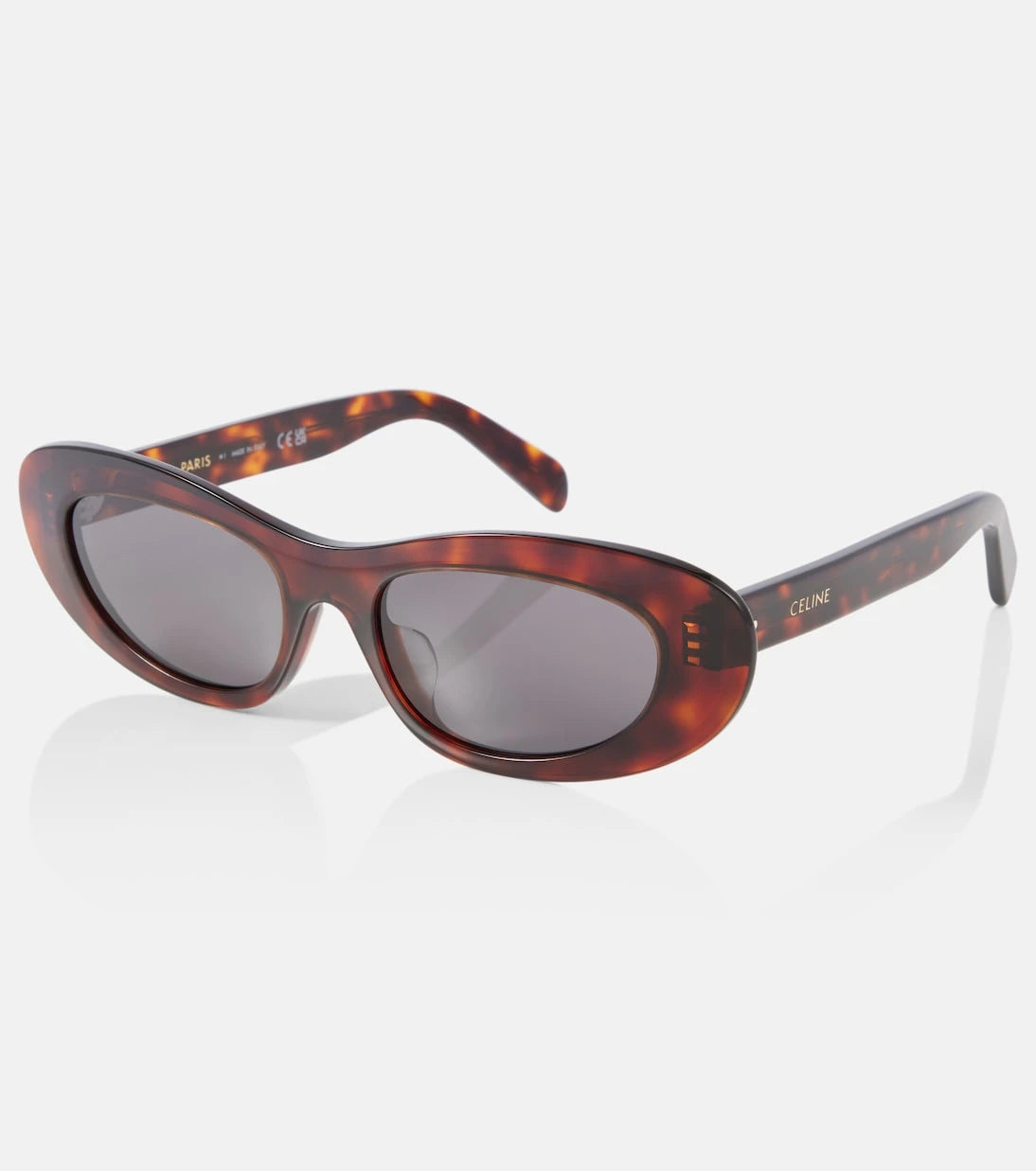 Celine Eyewear - Bold 3 Dots oval sunglasses
