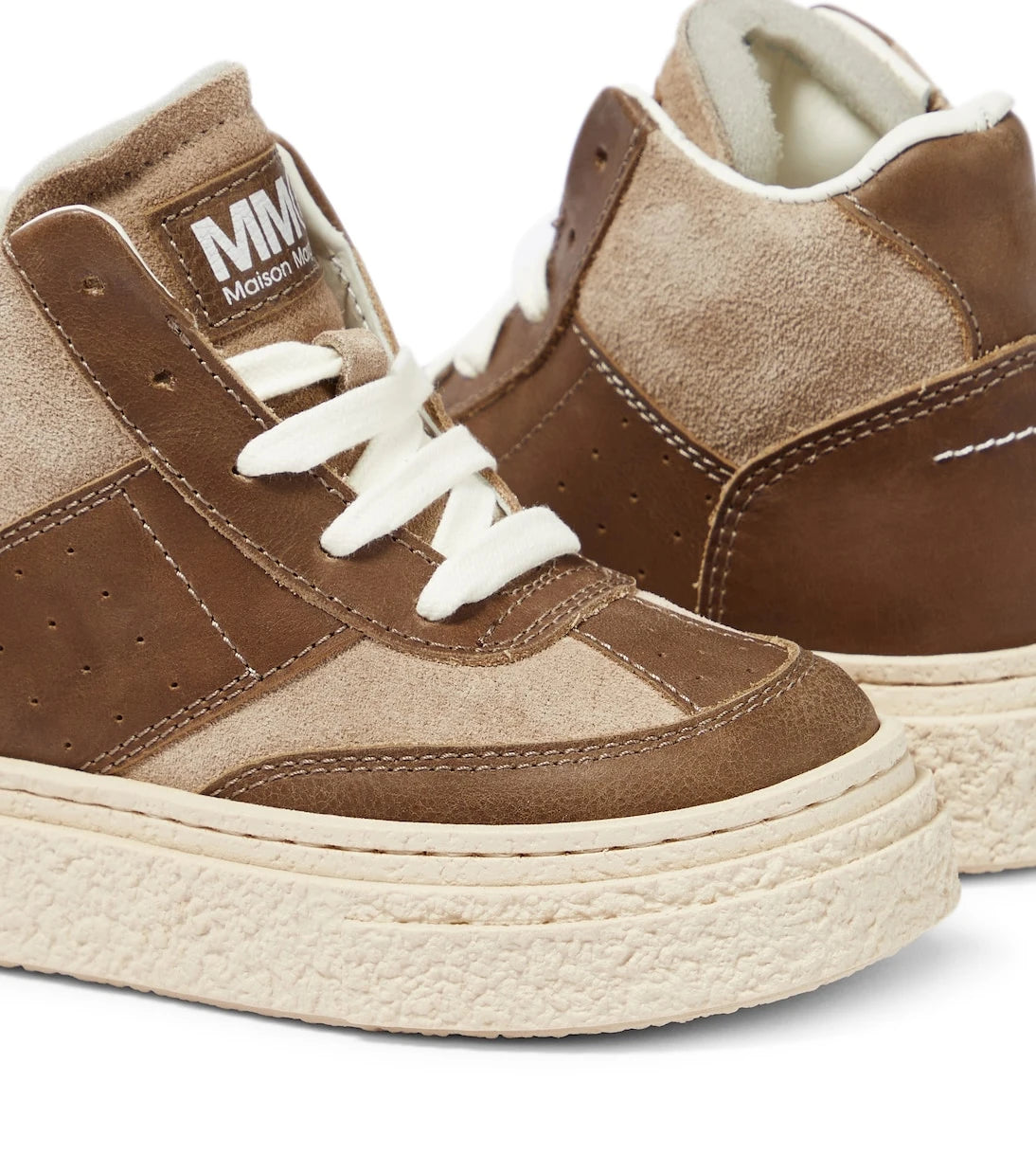 MM6 Maison Margiela Kids - Suede sneaker boots