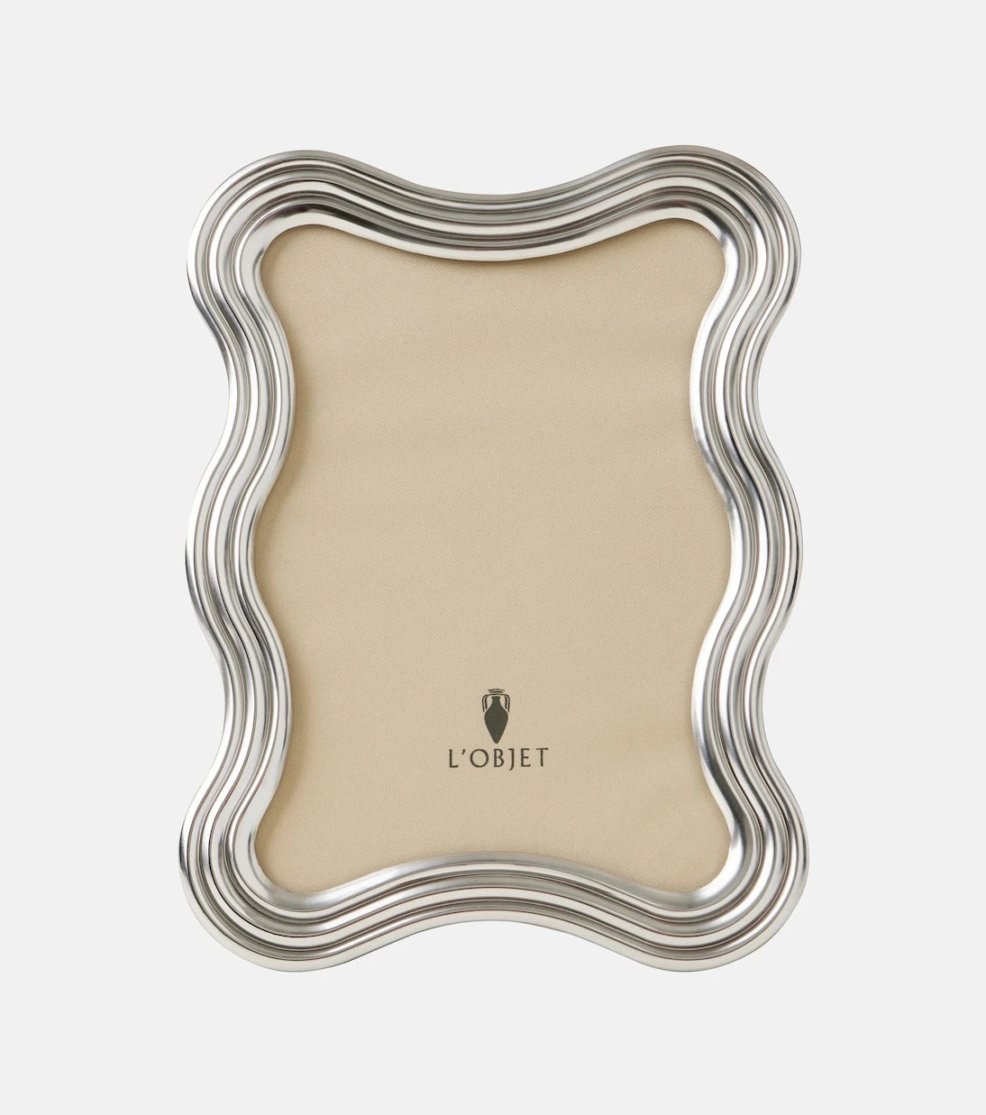 L'Objet - Ripple platinum-plated picture frame