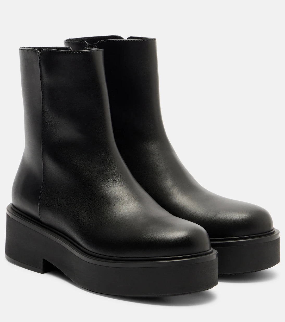 Gianvito Rossi - Hiro leather platform ankle boots