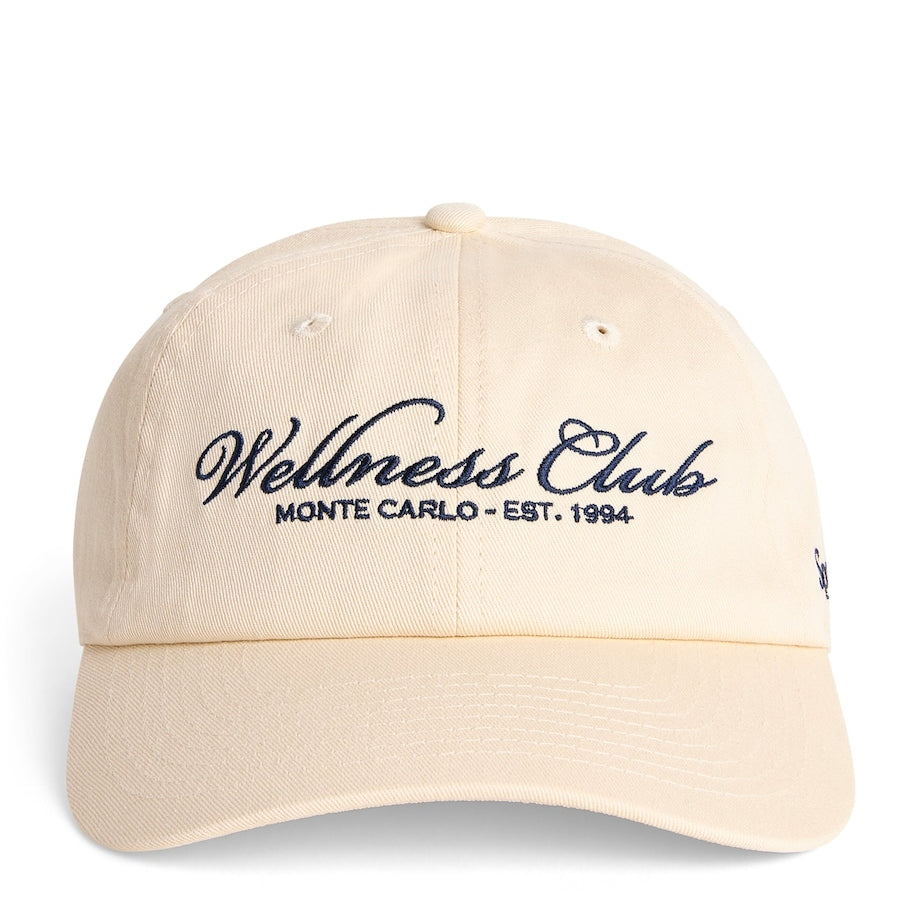 Ivory Cotton Embroidered Baseball Cap