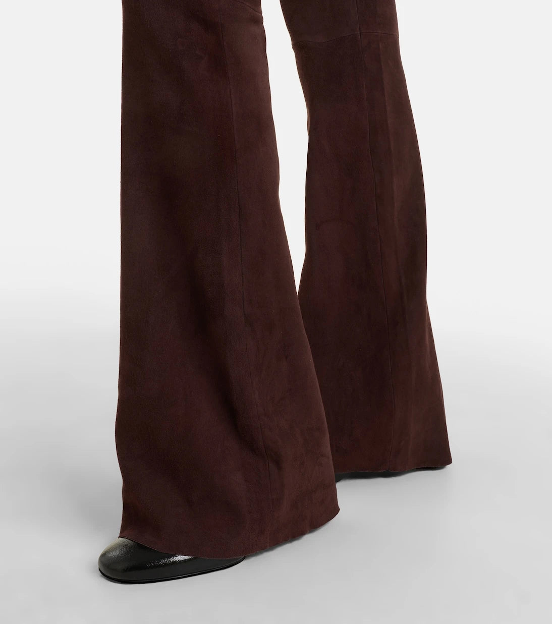 Stouls - Pawlonia suede flared pants