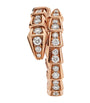 Bvlgari Rose Gold and Diamond Serpenti Viper Ring