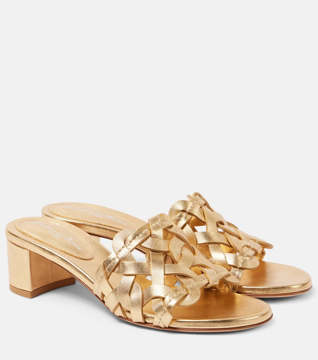 Gianvito Rossi - Amalfi 45 leather mules