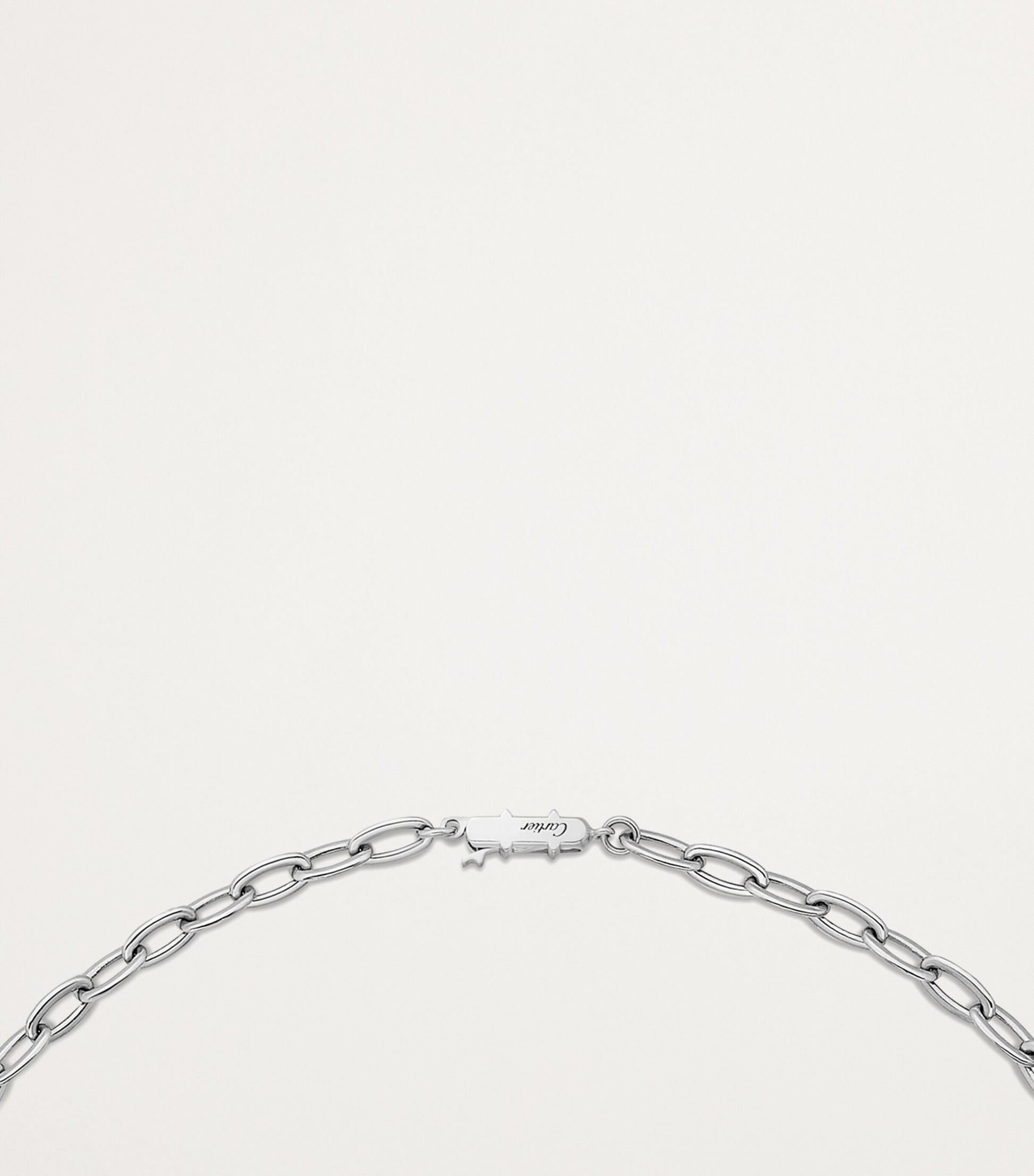 Extra-Large White Gold Juste un Clou Necklace