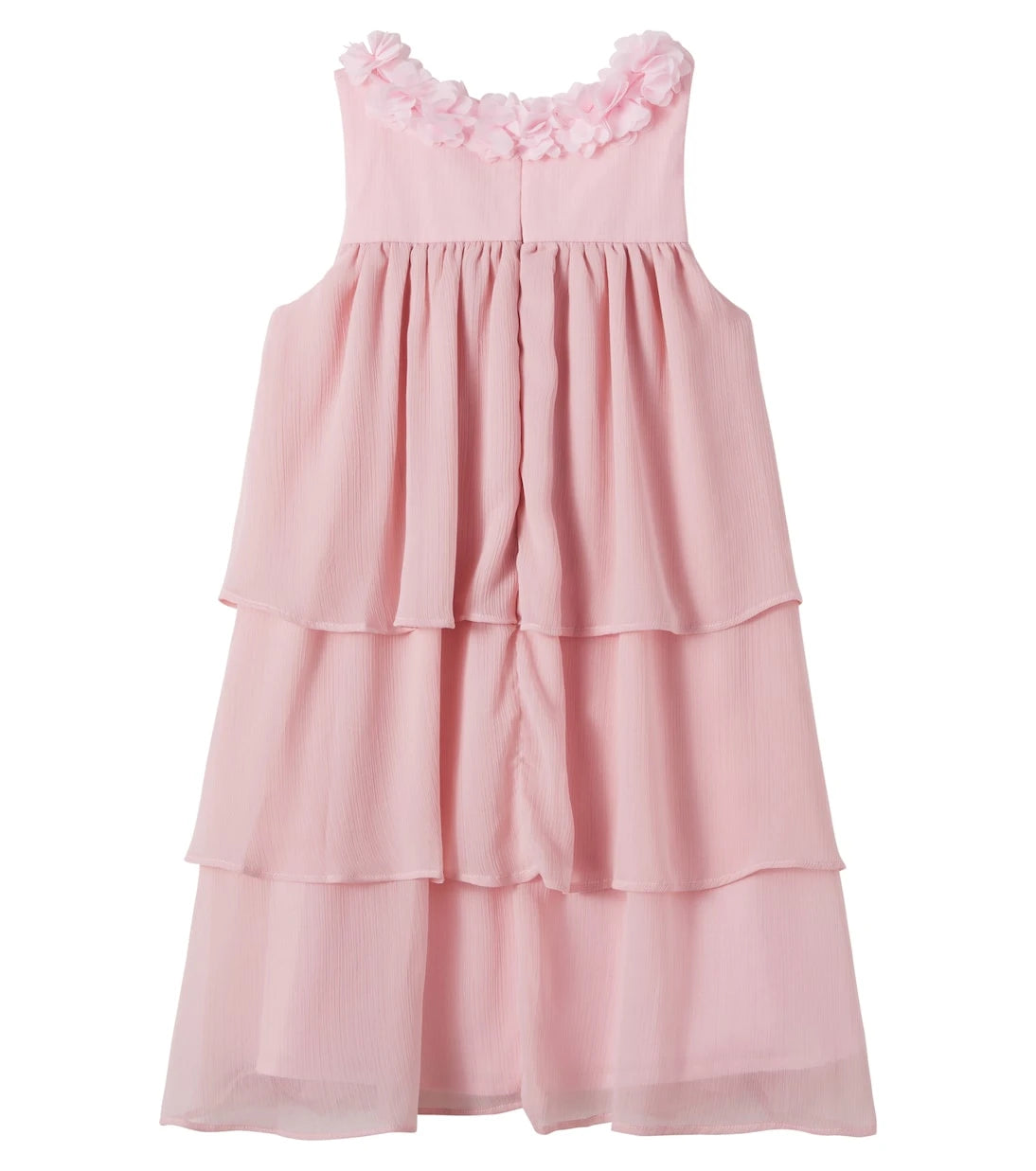Patachou - Floral-appliqué tiered dress