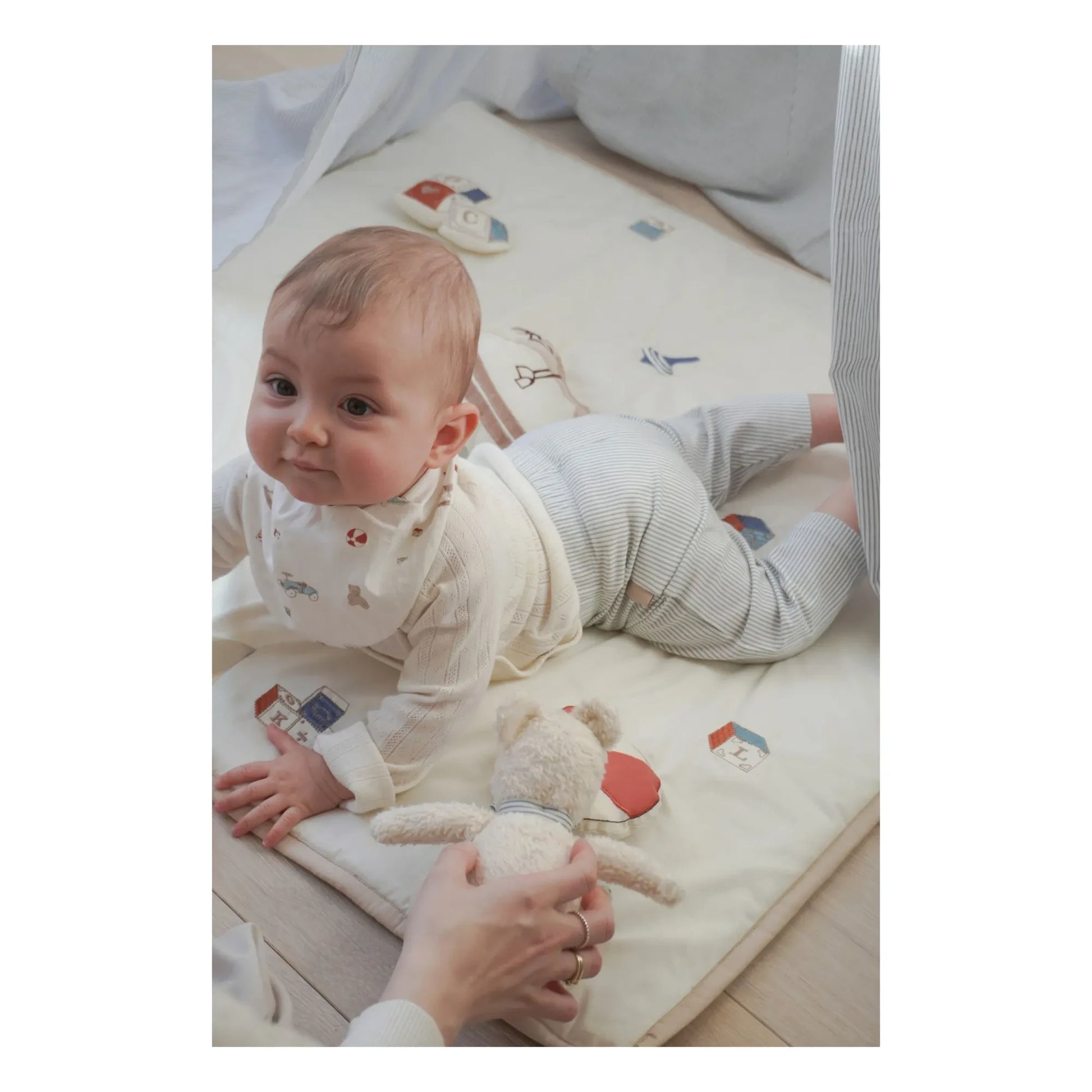 Cam Cam - Vintage Toys playmat | Beige