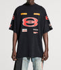 Balenciaga Oversized Distressed Logo T-Shirt