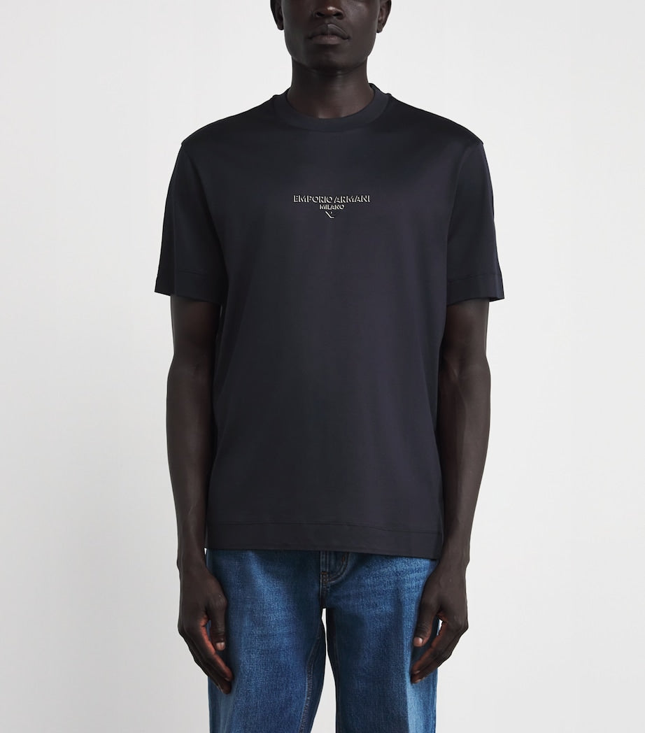 Emporio Armani Jersey Embossed-Logo T-Shirt