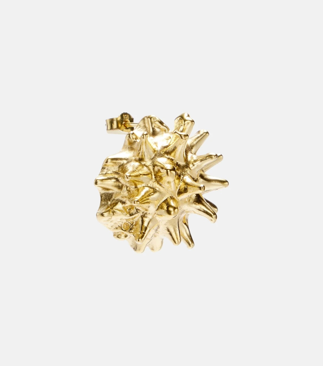 Ysso - Sea Urchin 24kt gold-plated earrings