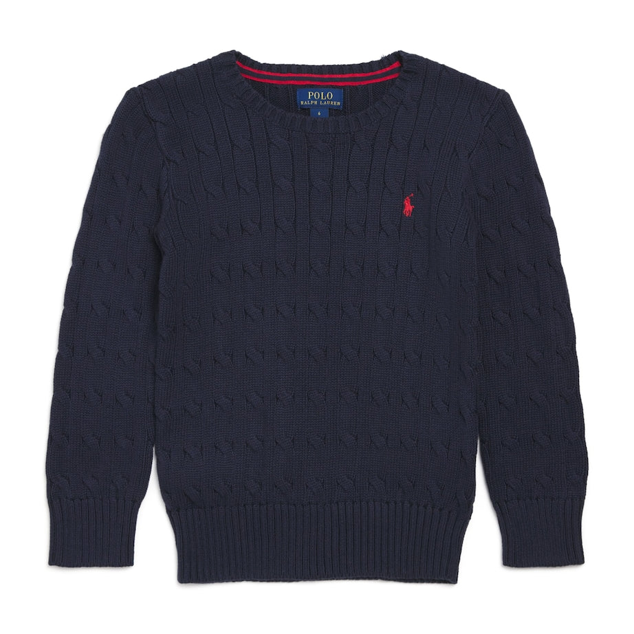 Ralph Lauren Kids Cotton Cable-Knit Sweater (6-14 Years)