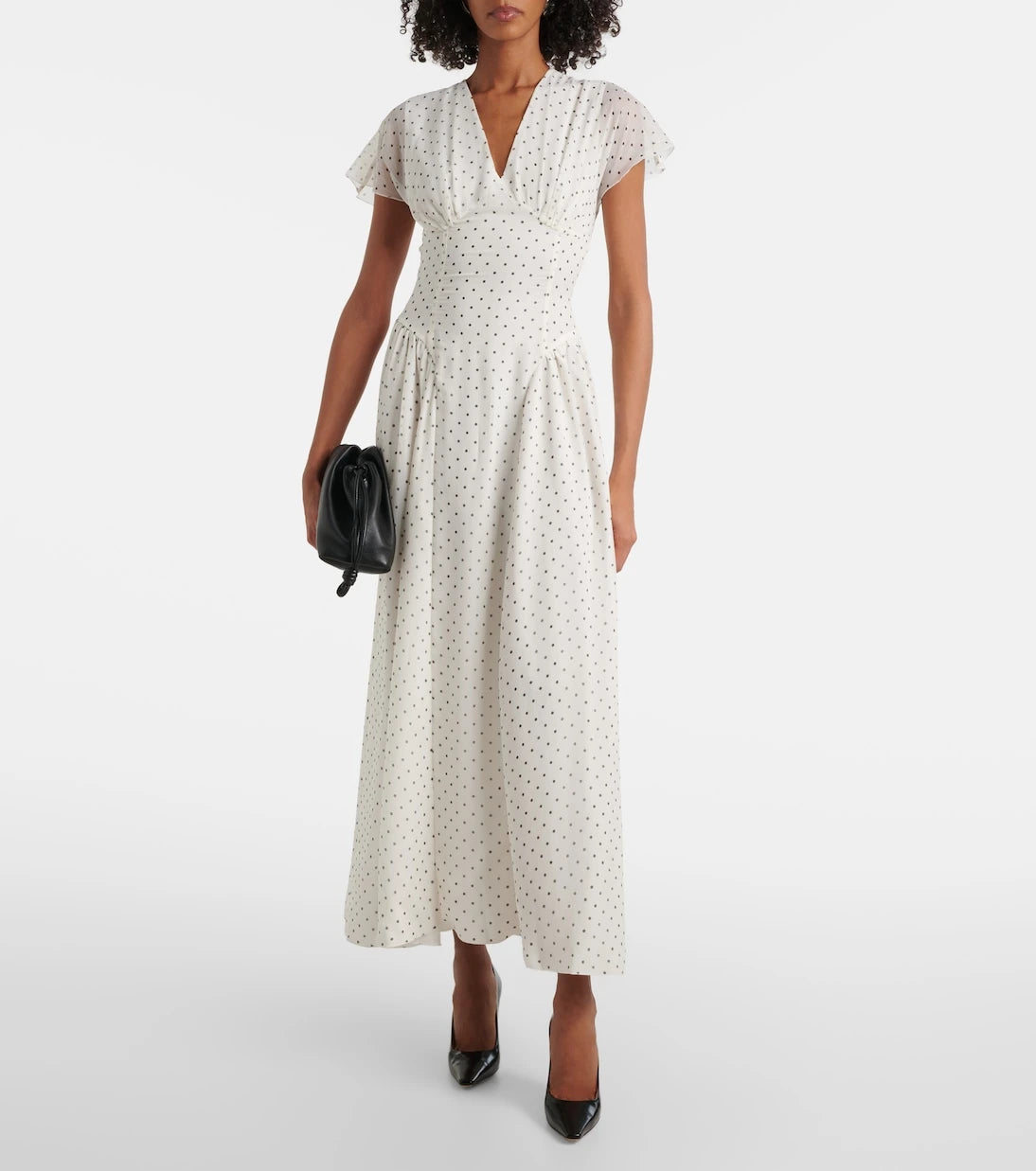 Rotate - Polka-dot midi dress