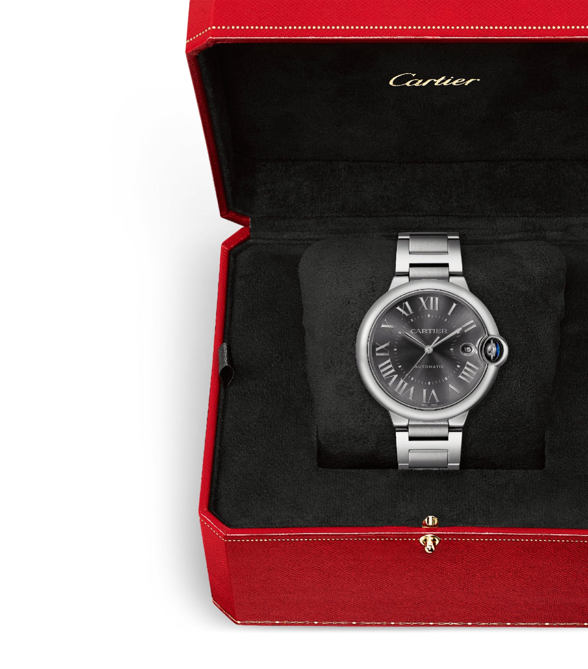 Stainless Steel Ballon Bleu de Cartier Watch 40mm