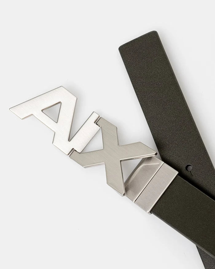Armani Exchange Çift Taraflı Erkek Kemer