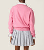 Pink Cashmere Zip-Up Polo Sweater